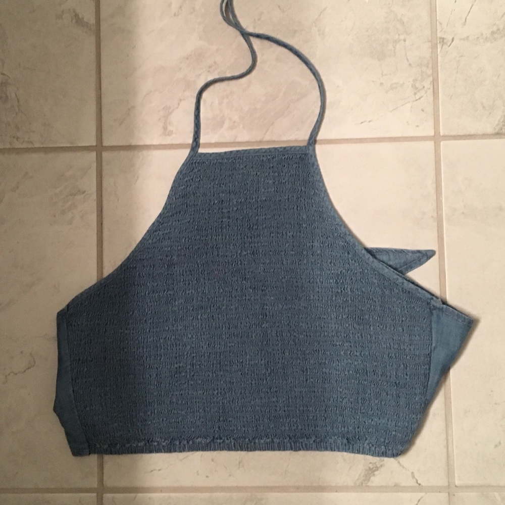 Hollister tie crop top